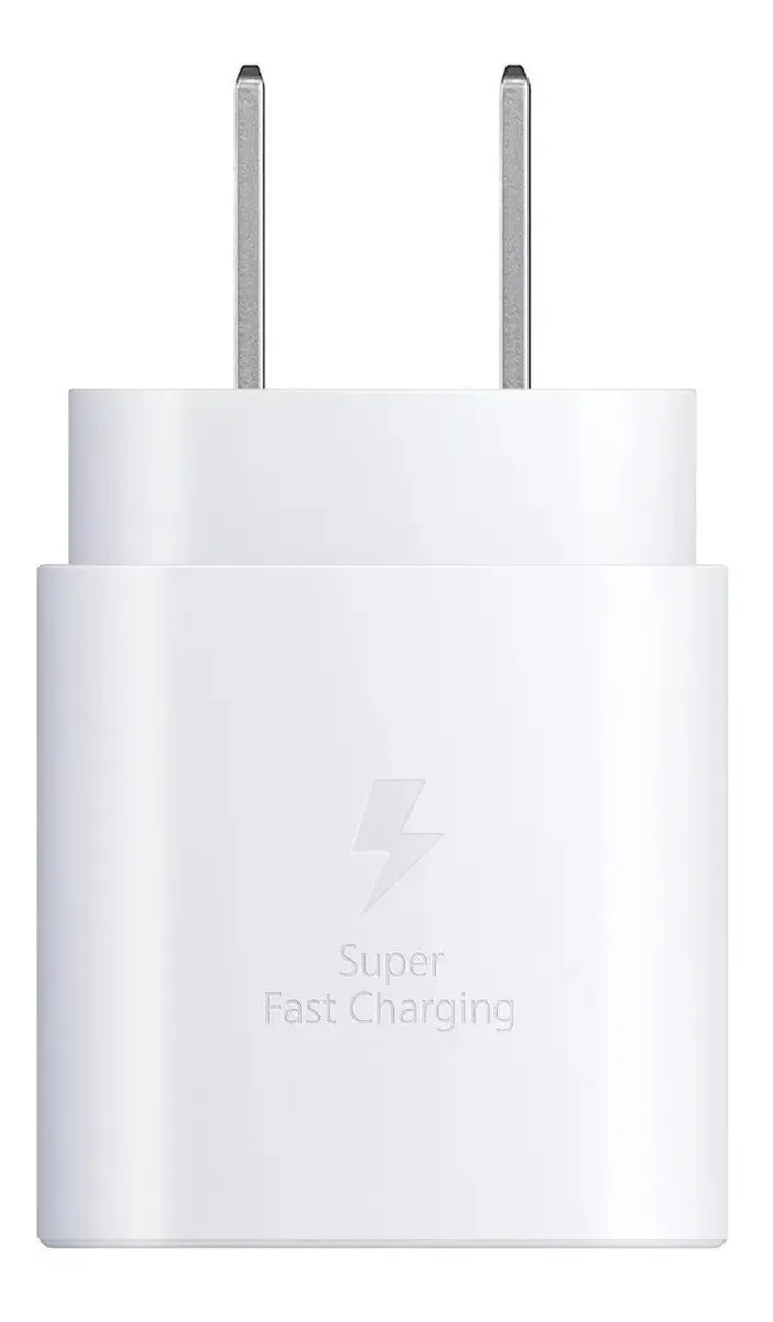 Cargador Samsung Carga Rápida S21 Plus S21 S21 Ultra 25w Blanco