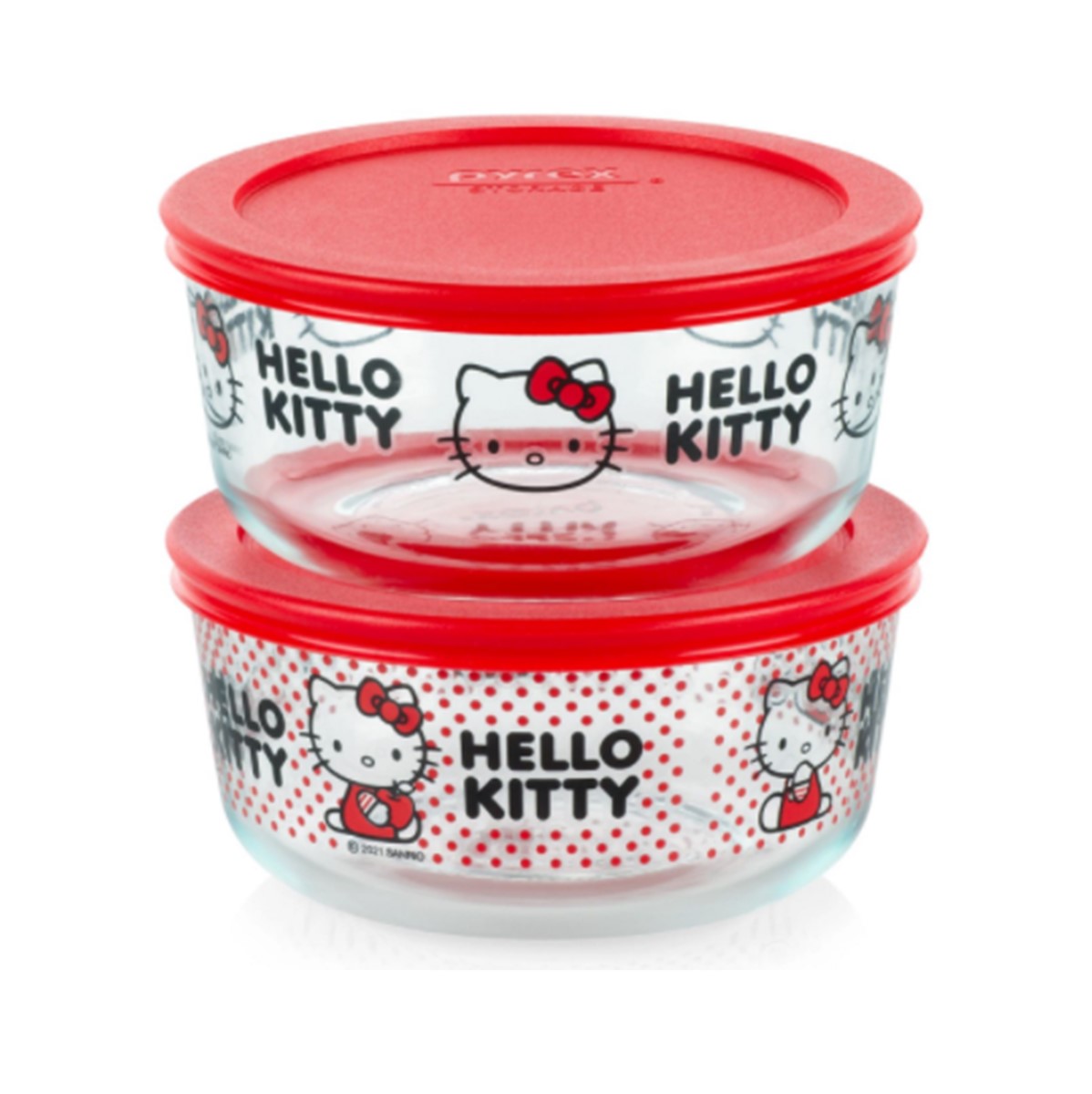 Refractario De Hello Kitty Pyrex