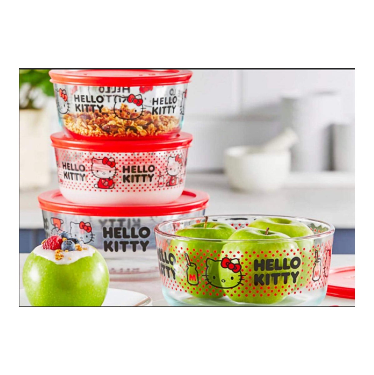 Refractario De Hello Kitty Pyrex