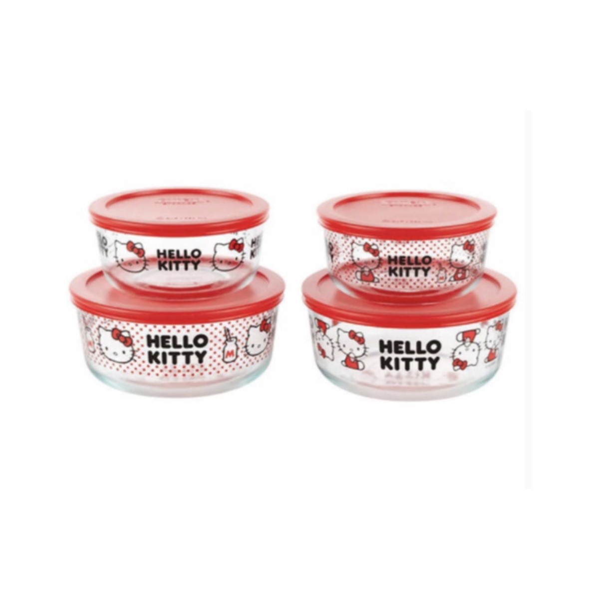 Refractario De Hello Kitty Pyrex