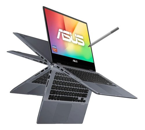 Laptop ASUS Vivo Book Flip Intel Core I3 8145u SSD 128 GB 4 Gb Ram Pantalla 14.1 Touch Screen FHD 1920*1080 Equipo Nuevo en Caja Recertificada por Asus 