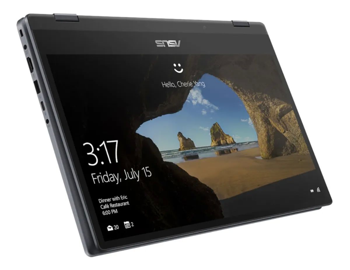 Laptop ASUS Vivo Book Flip Intel Core I3 8145u SSD 128 GB 4 Gb Ram Pantalla 14.1 Touch Screen FHD 1920*1080 Equipo Nuevo en Caja Recertificada por Asus 