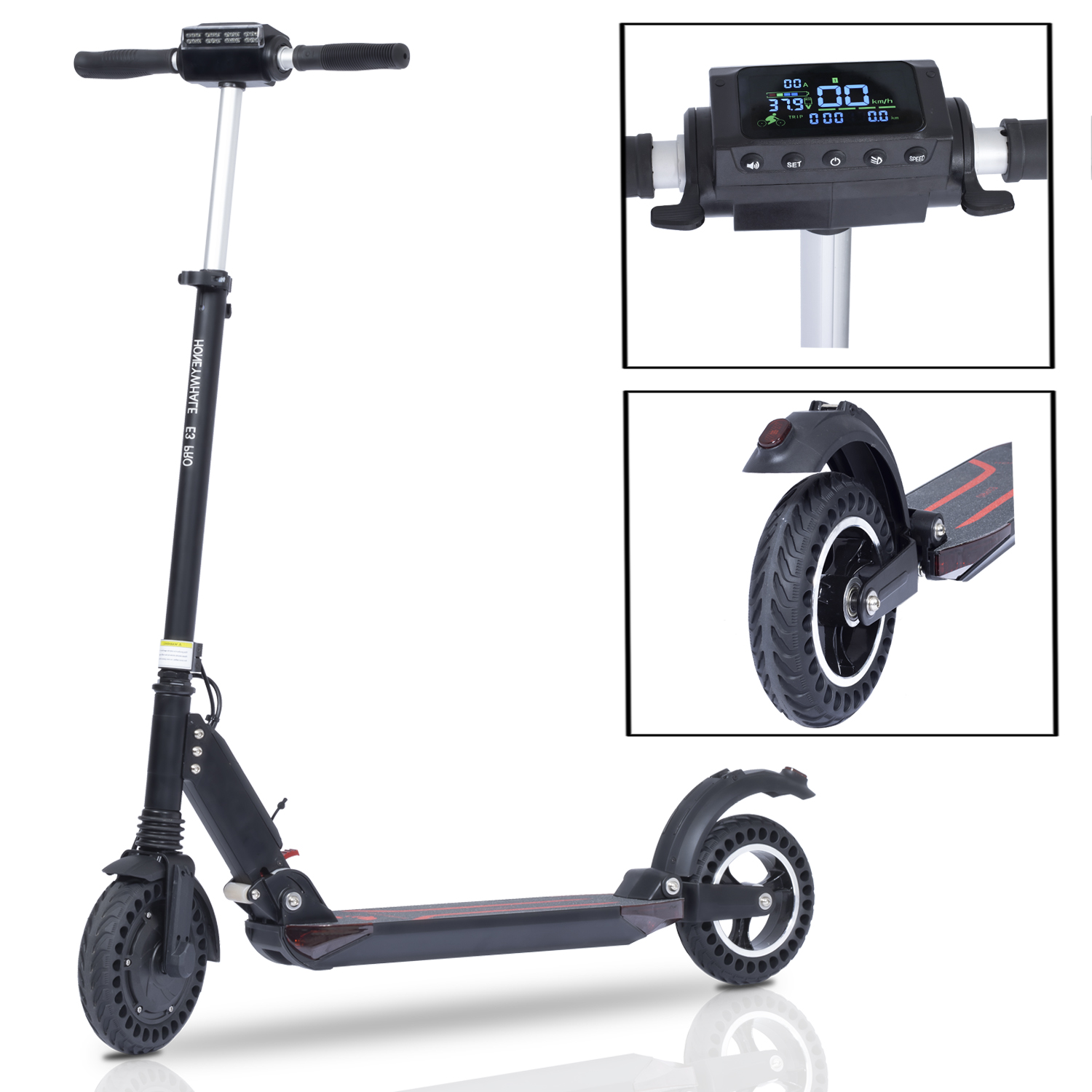Scooter Eléctrico Patín Plegable 35km/h 350w E3pro 