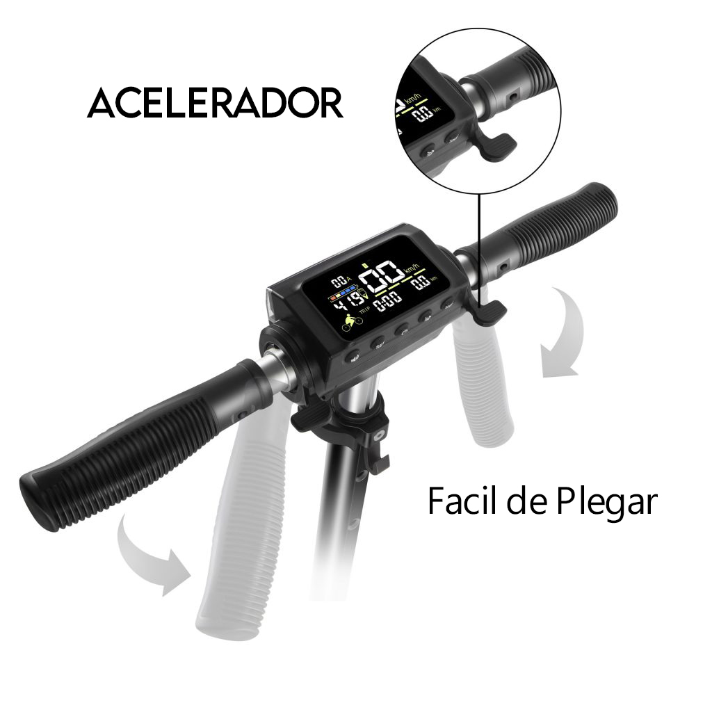 Scooter Eléctrico Patín Plegable 35km/h 350w E3pro 