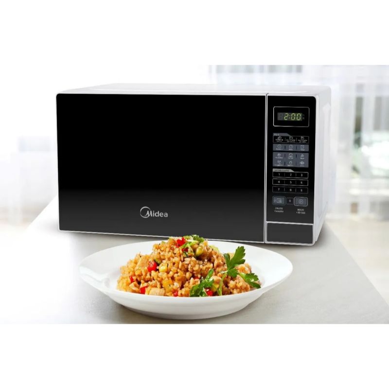 Horno microondas MIDEA Gourmet 0.7 pies MMDR07S2BW
