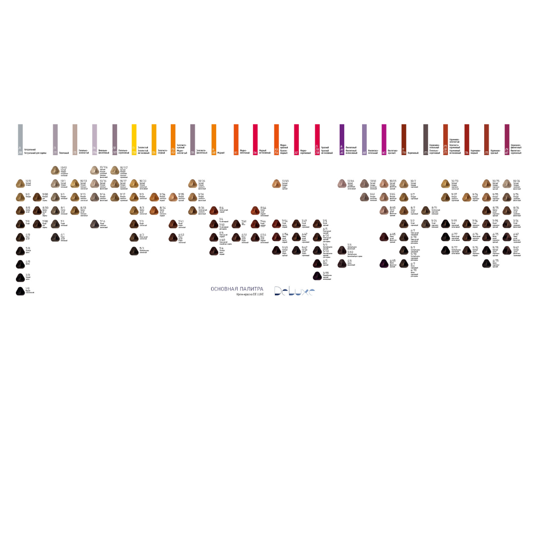 Crema De Color Para Cabello De Luxe Rubio Oscuro Caoba Cobrizo