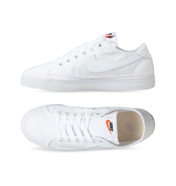 TENIS NIKE COURT LEGACY CANVAS BLANCO INISEX SKU: CZ0294-100