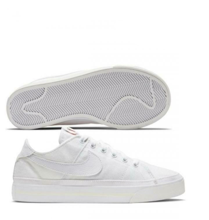 TENIS NIKE COURT LEGACY CANVAS BLANCO INISEX SKU: CZ0294-100