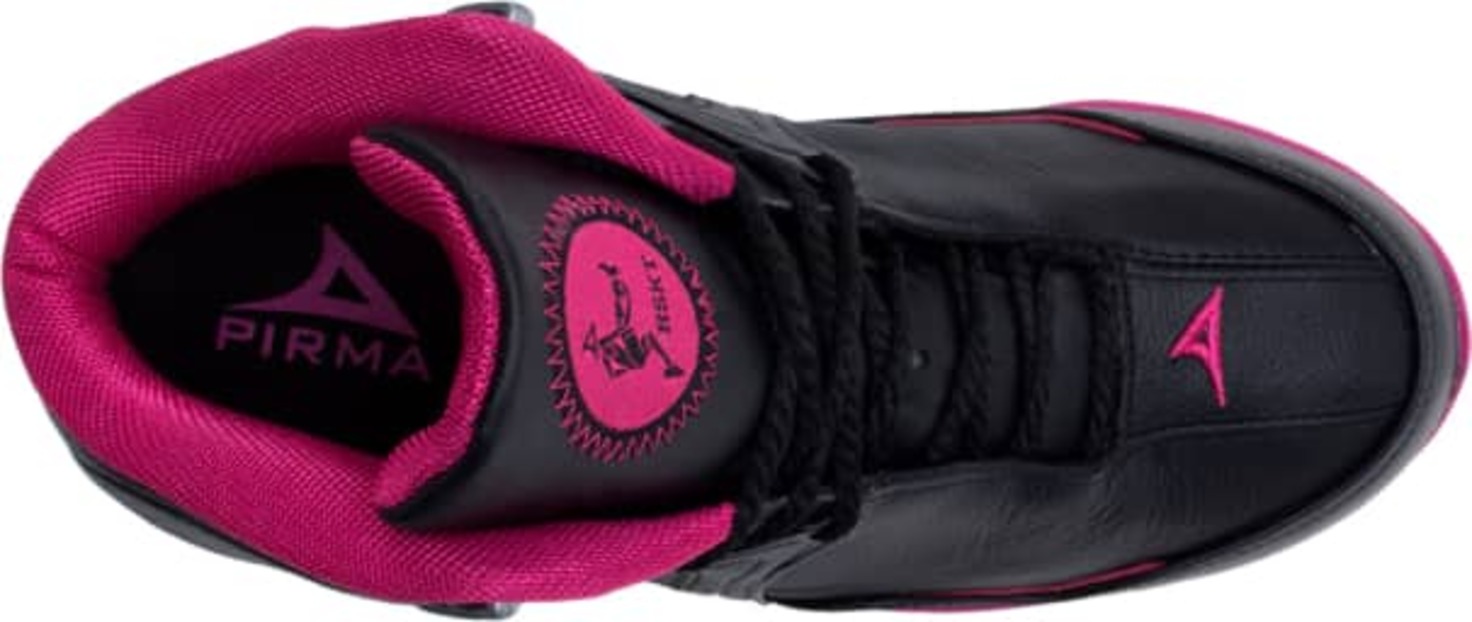 TENIS DEPORTIVO BASKETBALL DAMA PIRMA BRASIL NEGRO/ROSA