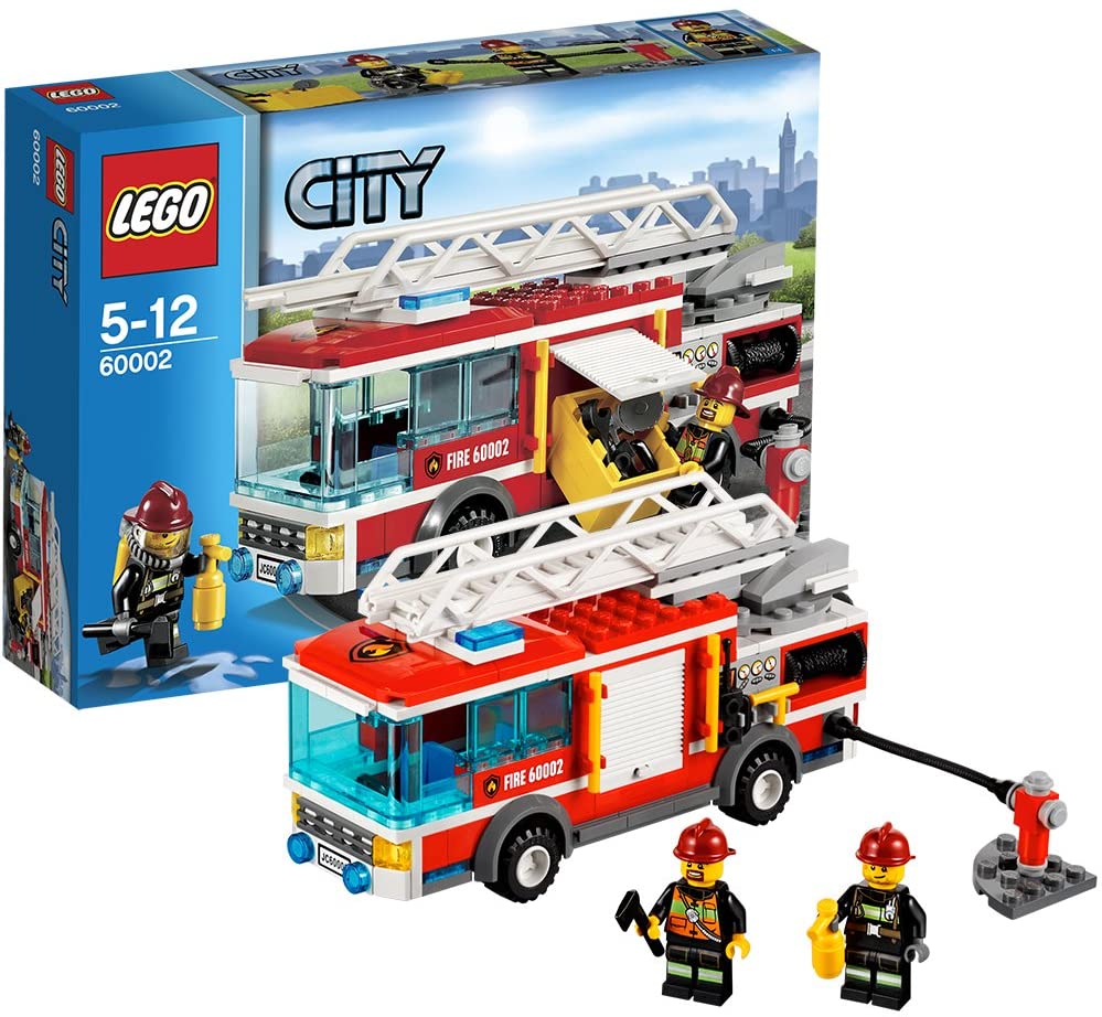 Lego City, Camión de Bomberos 60107 para Niños Mayores de 3, Nuevo
