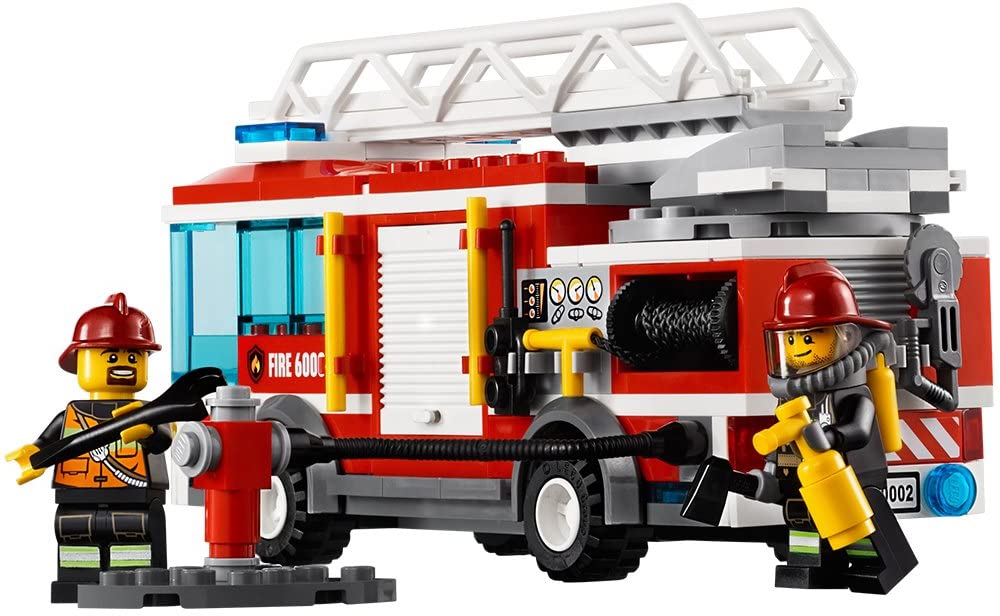 Lego City, Camión de Bomberos 60107 para Niños Mayores de 3, Nuevo