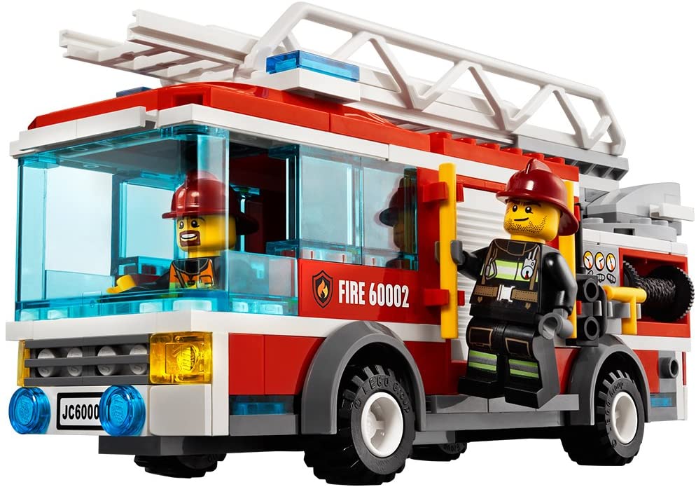 Lego City, Camión de Bomberos 60107 para Niños Mayores de 3, Nuevo