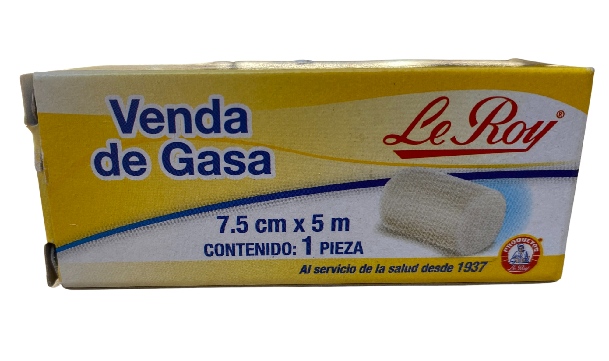 Venda de Gasa 7.5 cm x 5 m Le Roy