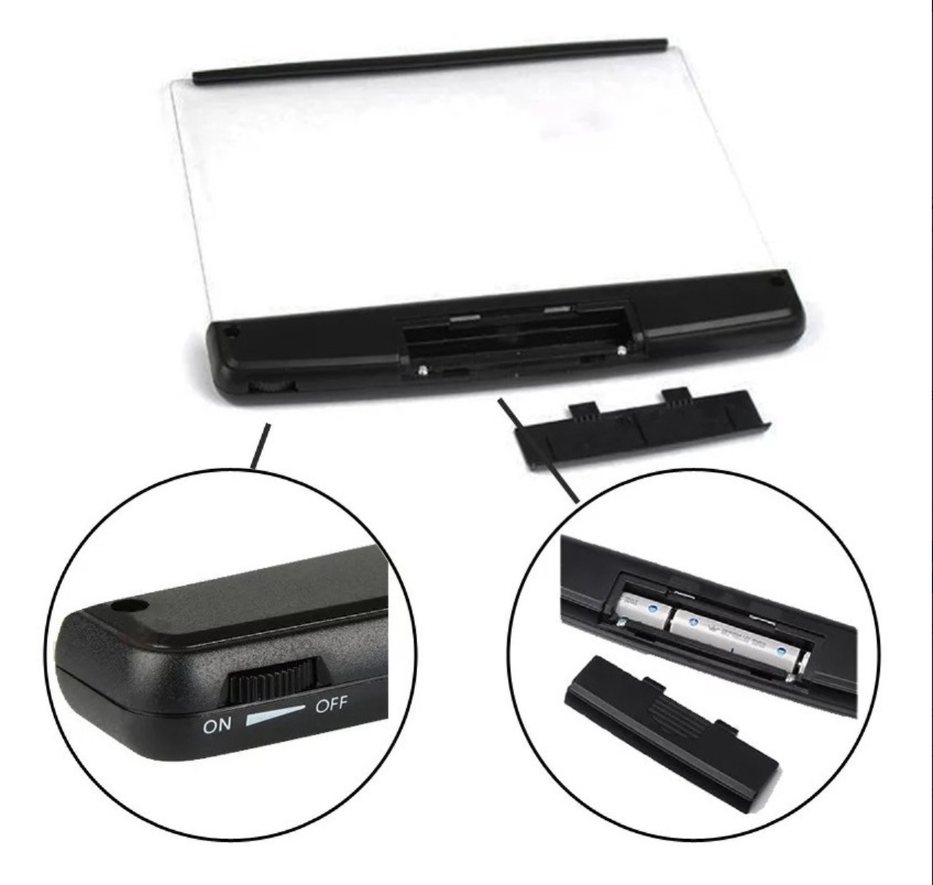 Panel Led Lectura Nocturna Luz Blanca Ultradelgada