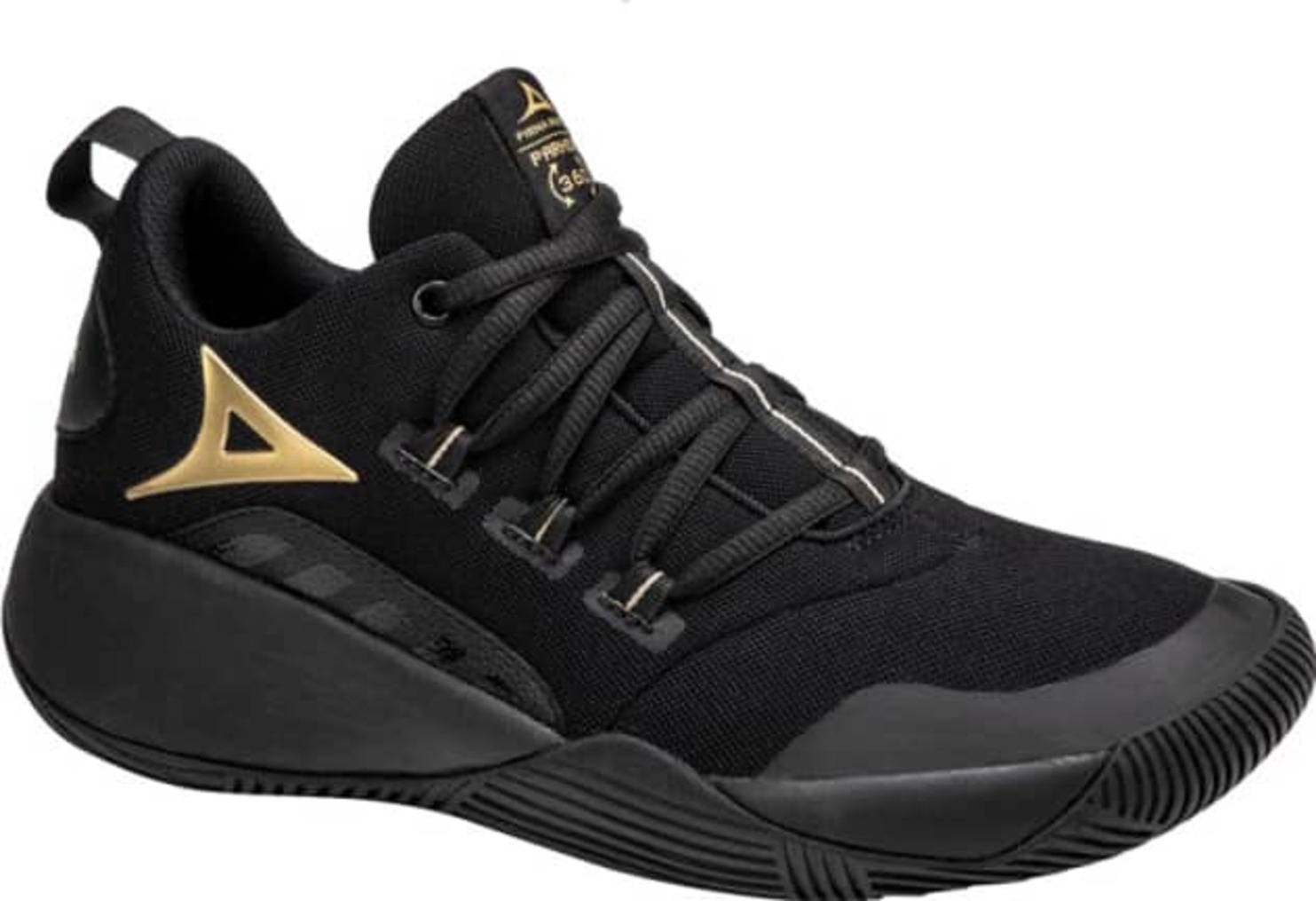 TENIS DEPORTIVO CABALLERO BASKETBALL PIRMA BRASIL NEGRO/ORO