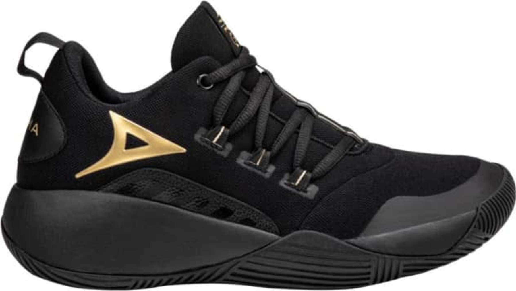 TENIS DEPORTIVO CABALLERO BASKETBALL PIRMA BRASIL NEGRO/ORO