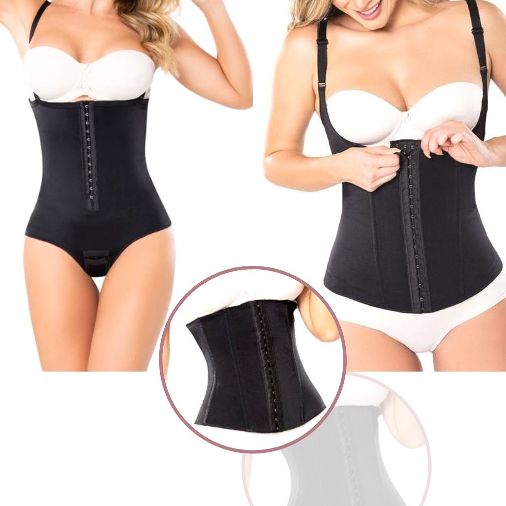 Fajas Colombianas Set De 3 Piezas BODY + CHALECO Termoreductor + Cinturilla
