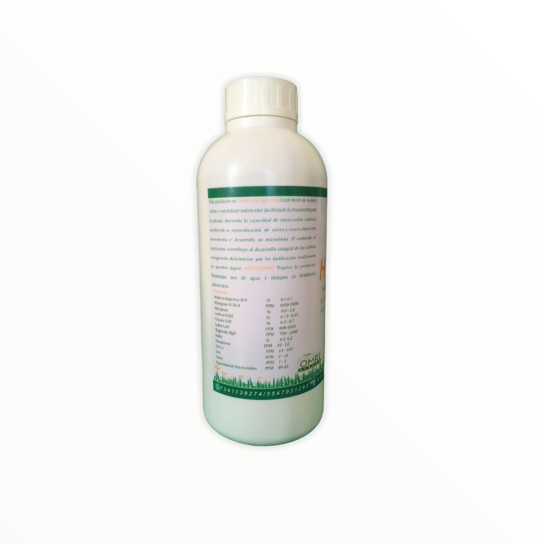 Fertilizante de Humus de Lombriz Concentrado  HUMIQUICK 1 L