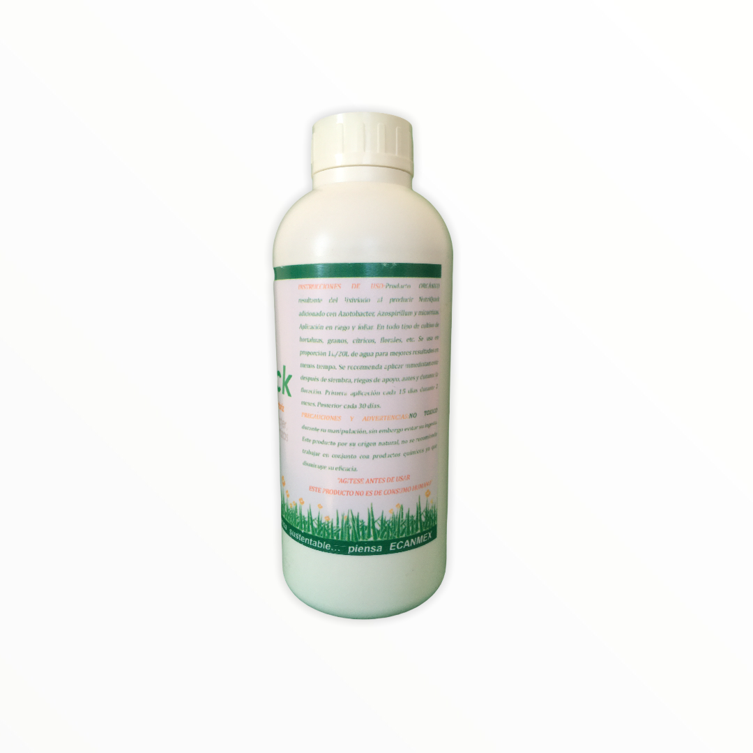 Fertilizante de Humus de Lombriz Concentrado  HUMIQUICK 1 L