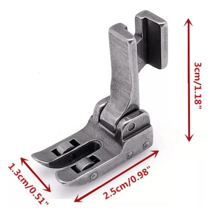 Pie Para Maquina De Coser Industrial Recta Antiarrugas Pro