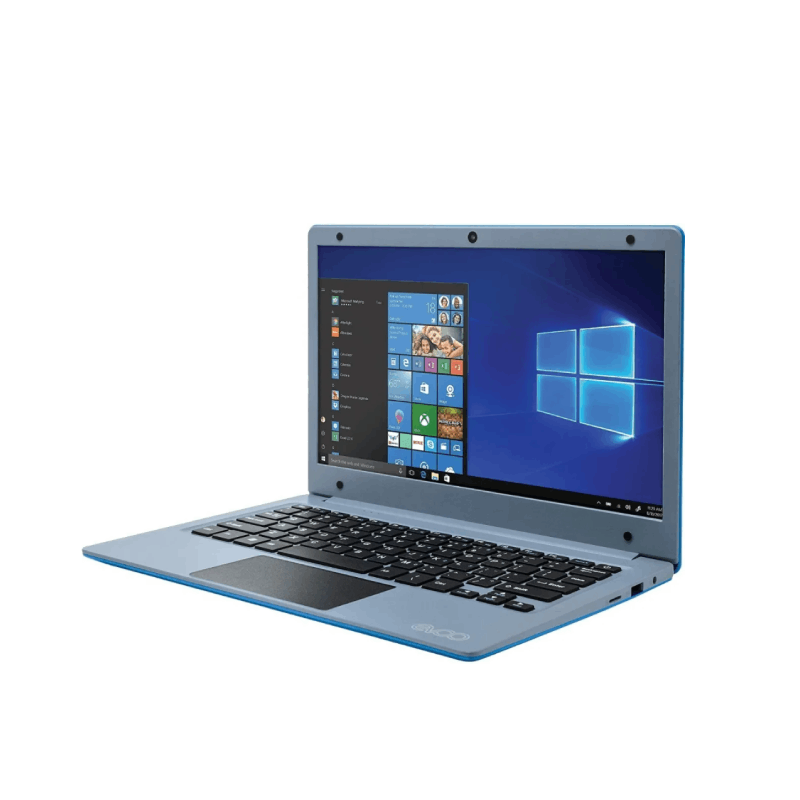 Laptop Evoo Ultra Thin Intel Azul Celeron N4000 4GB RAM 64GB Emmc  