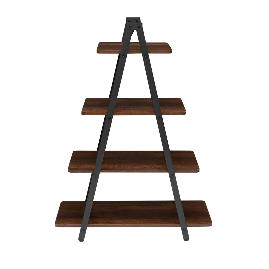 Librero Estante Minimalista Triangular Organizador con 4 Repisas