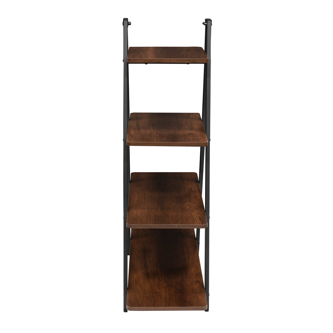 Librero Estante Minimalista Triangular Organizador con 4 Repisas