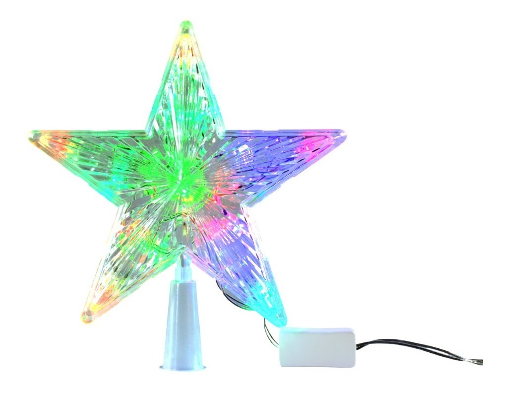 Estrella Serie De Luces Navideñas 15 Luces Multicolor