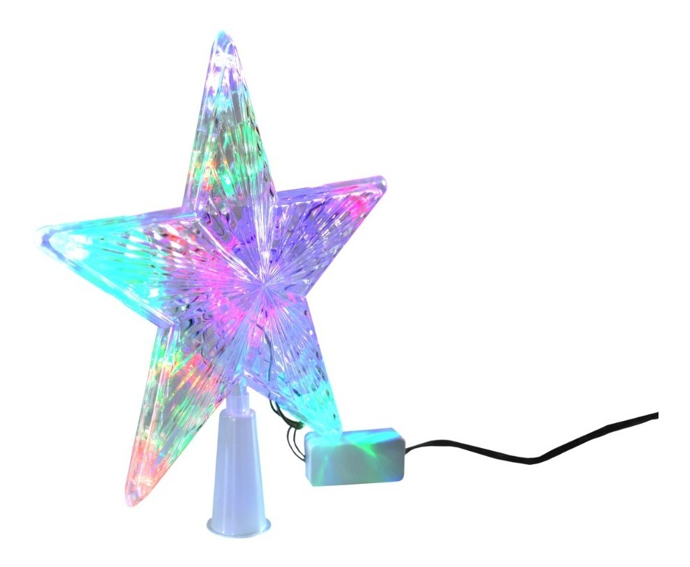 Estrella Serie De Luces Navideñas 15 Luces Multicolor