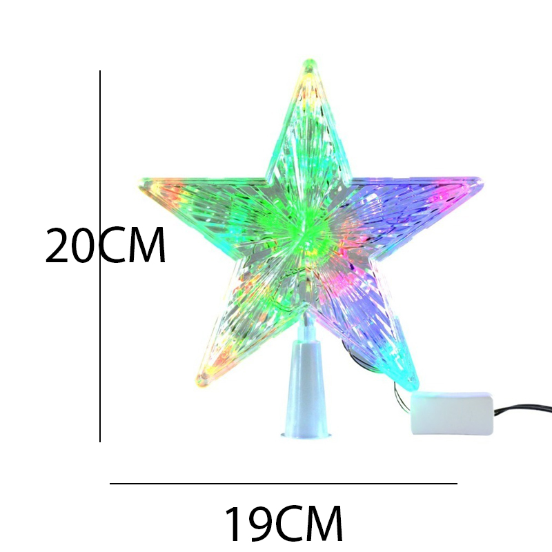 Estrella Serie De Luces Navideñas 15 Luces Multicolor
