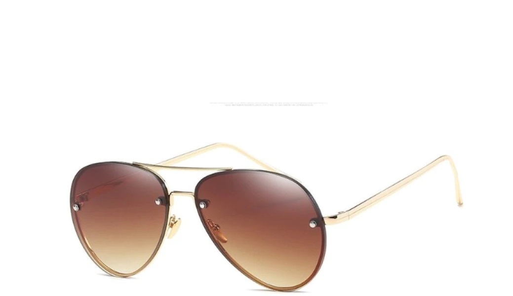Lentes De Sol Aviador Mykonos Café By Rebel