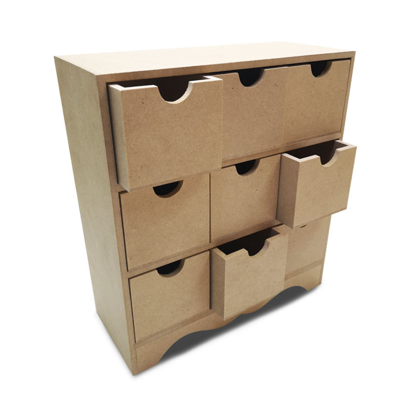 CAJONERA DE MADERA MINI 9 CAJONES