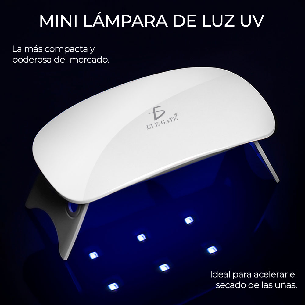 Lámpara Secadora De Uñas Uv Led Sun Mini Portátil