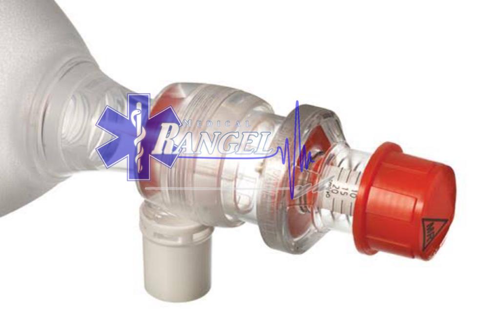 VALVULA PEEP AMBU AJUSTABLE ENTRE 1.5 - 20 CM H2O DE 30 MM