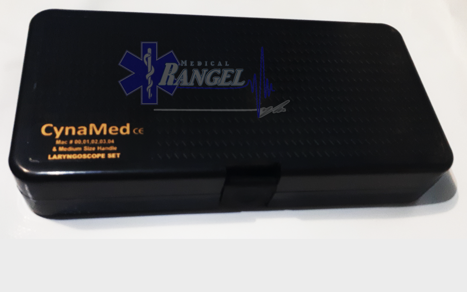 LARINGOSCOPIO MAC SET 5 HOJAS 1 MANGO Y 3 FOCOS REPUESTO