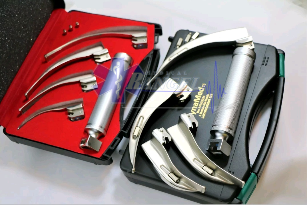 LARINGOSCOPIO MAC SET 4 HOJAS 1 MANGO