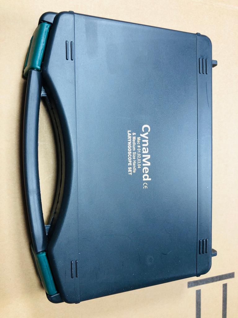 LARINGOSCOPIO MAC SET 4 HOJAS 1 MANGO