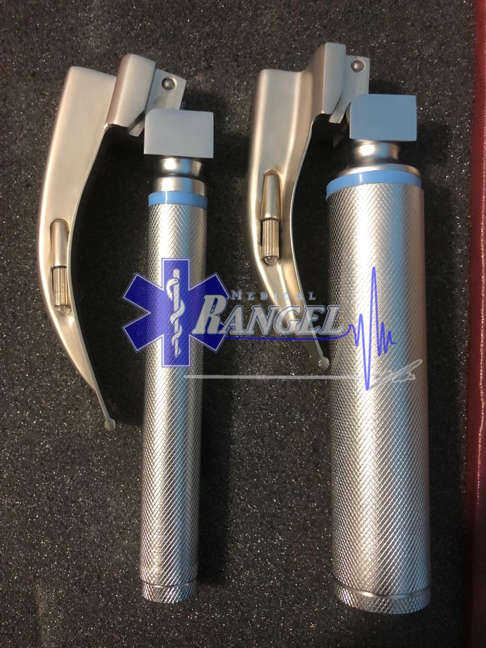 LARINGOSCOPIO SET 11 PZS. 4 HOJAS MAC, 5 HOJAS MILLER Y 2 MANGOS