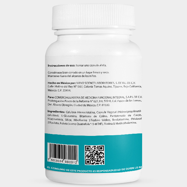 Complejo B en forma activa con Folato 60 Cápsulas Besties