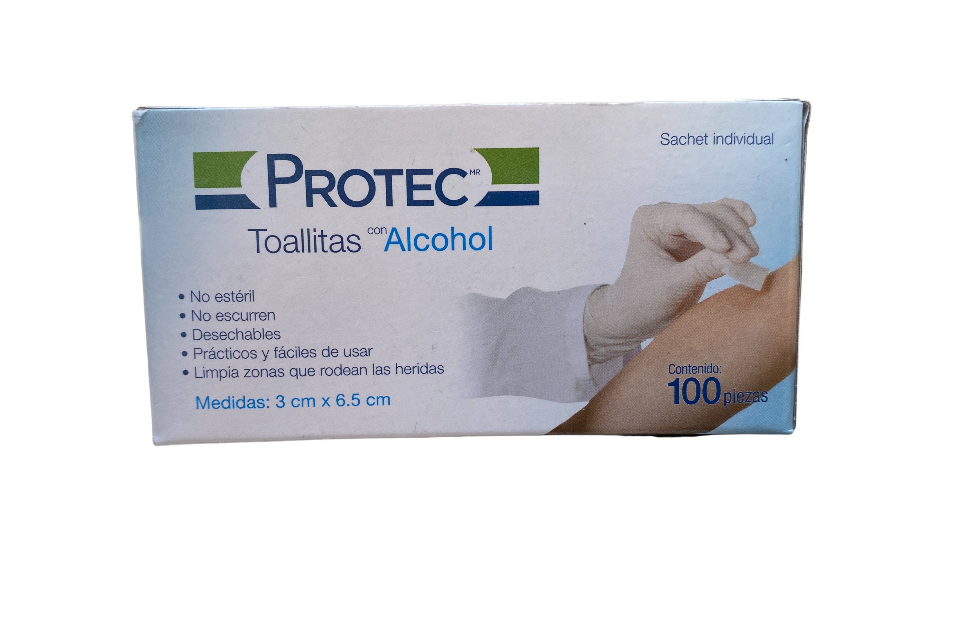 Toallitas con Alcohol Protec – ProSafety Mx
