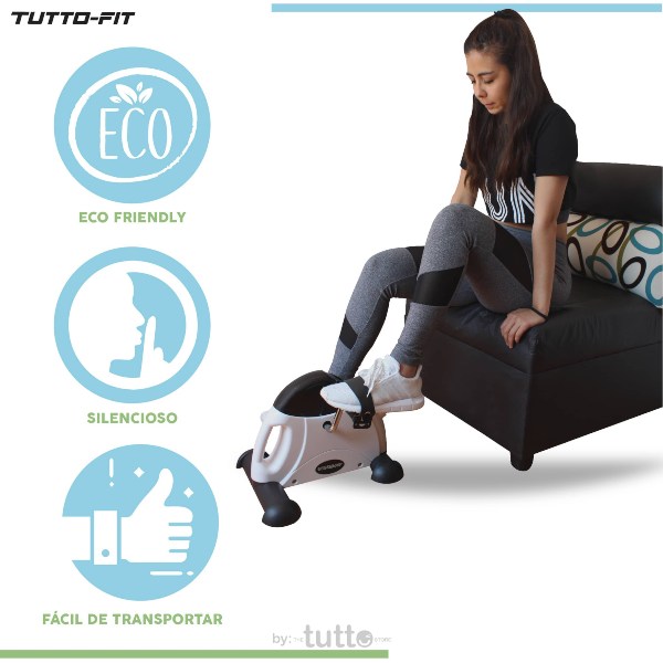 Mini Bicicleta Fija Escritorio Rehabilitación Fitness Cardio