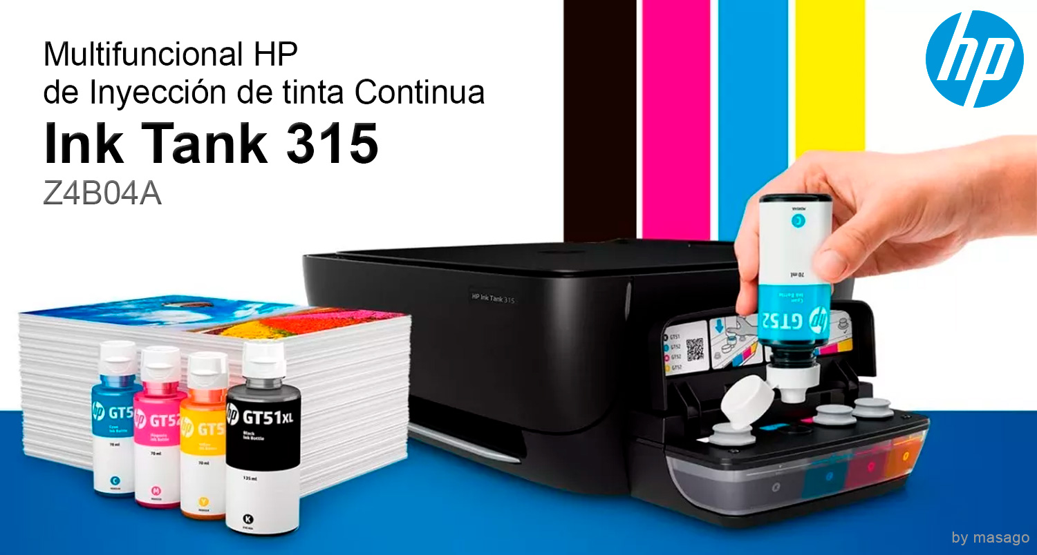 Multifuncional Tinta Continua Hp Ink Tank 315 Z4b04a