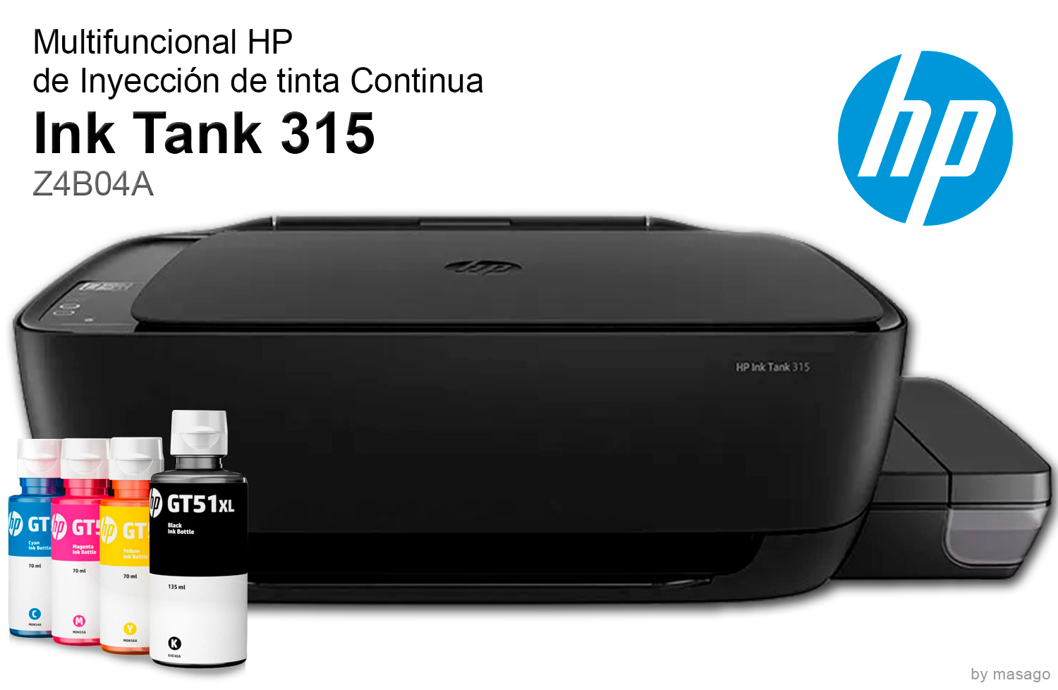 Multifuncional Tinta Continua Hp Ink Tank 315 Z4b04a