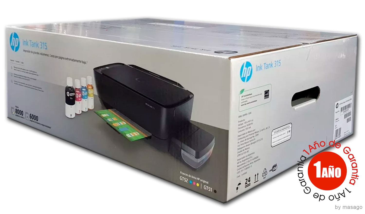 Multifuncional Tinta Continua Hp Ink Tank 315 Z4b04a
