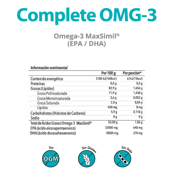 Omega 3 90 capsulas Complete OMG-3