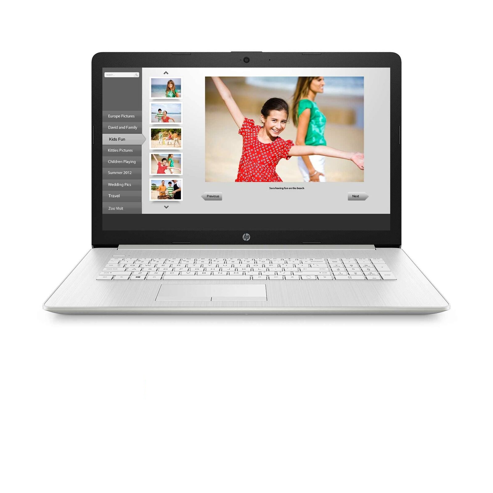 Laptop HP Core I5 1135G7 11TH GEN 1 TB DD + 128 Gb SSd 8GB Ram Pantalla 17.3 1600x900 Video Iris Xe DVD-Rw 