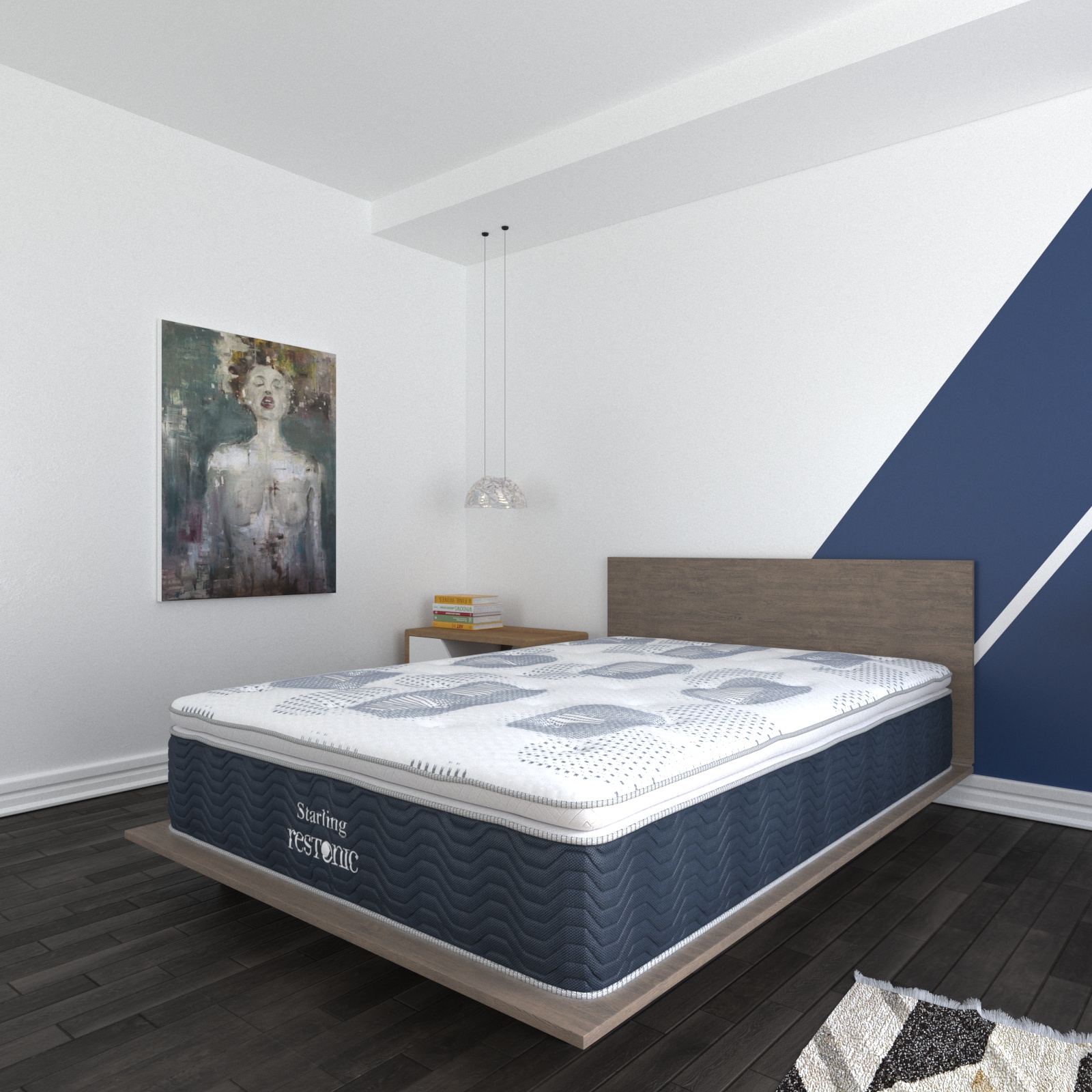 Colchón Queen Size Hyper Restonic Ortopédico