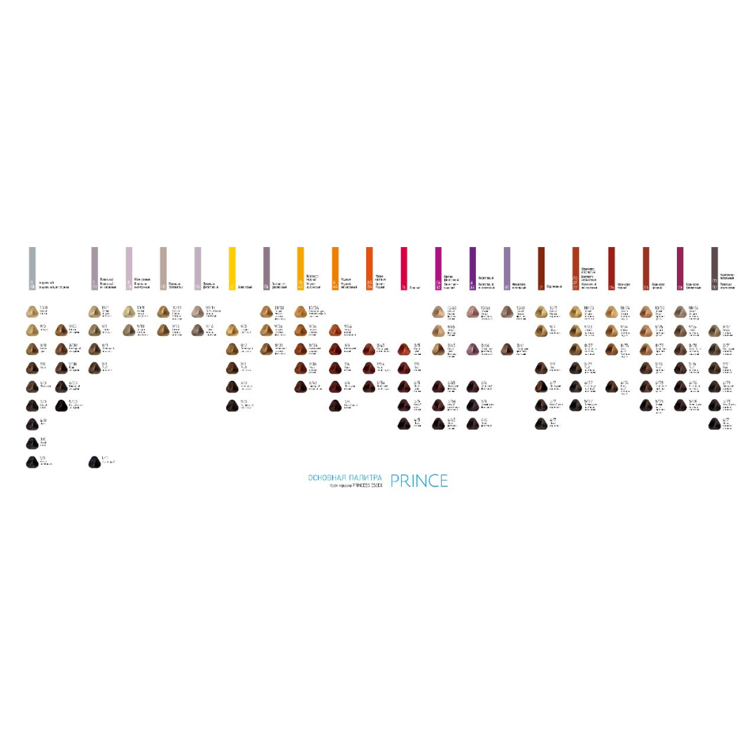 Tinte Profesional en crema Prince Rubio Mediano Dorado Cobrizo