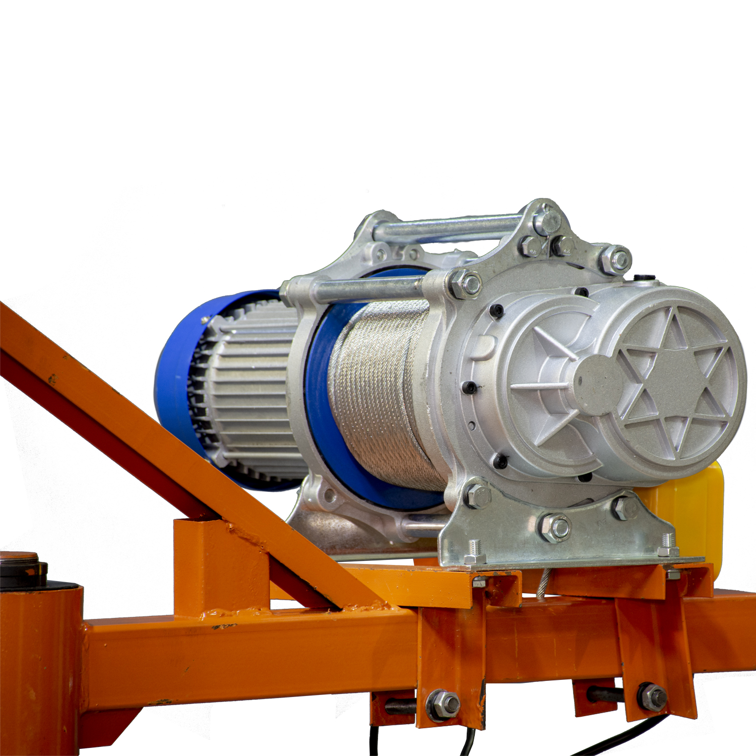 Polipasto Grua Electrico Garrucha Carga 400 Kg  Cable Acero 60 m