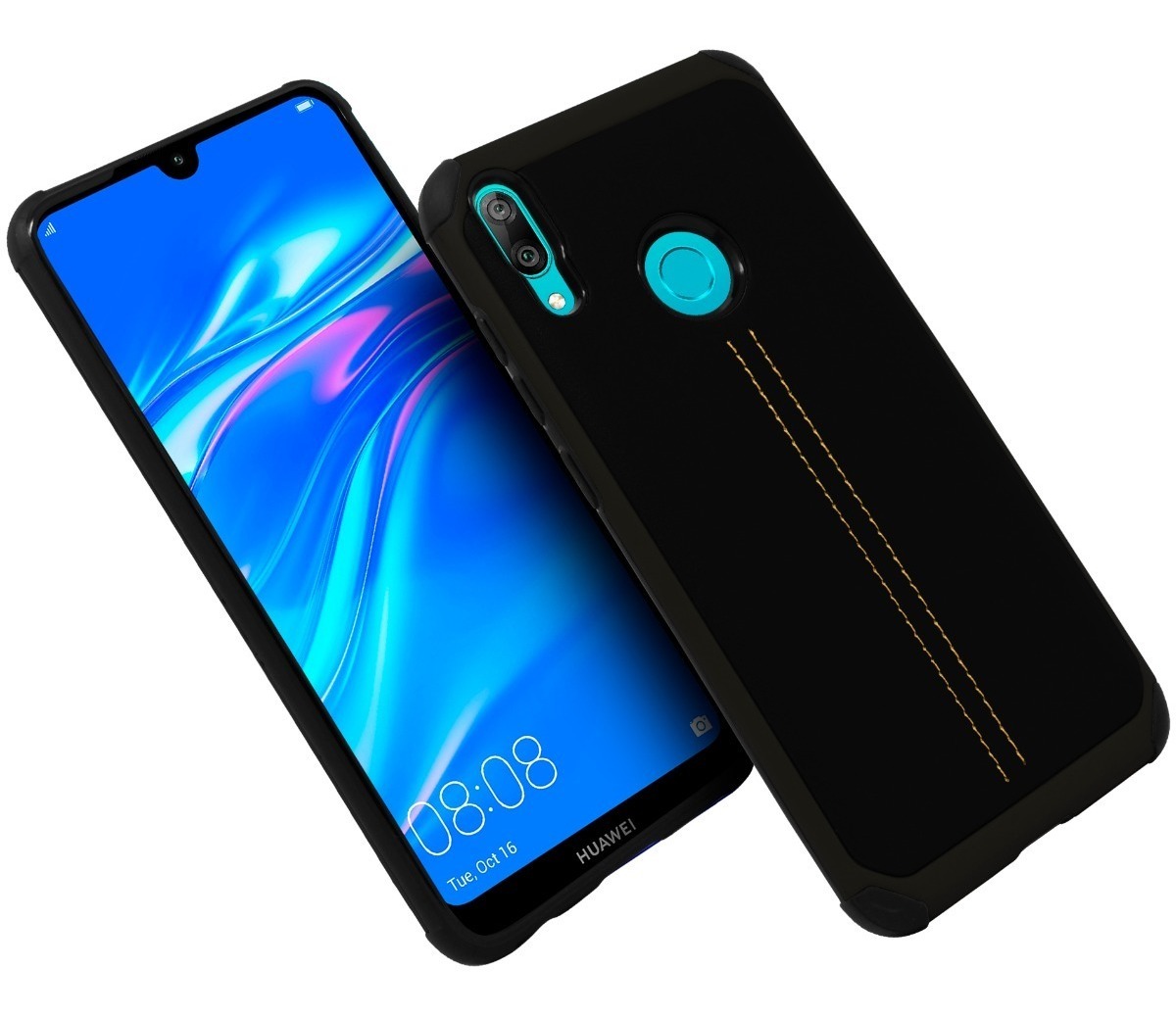 Funda Case TPU Tipo Piel Para Huawei Y7 / Y7 Prime 2019 State22